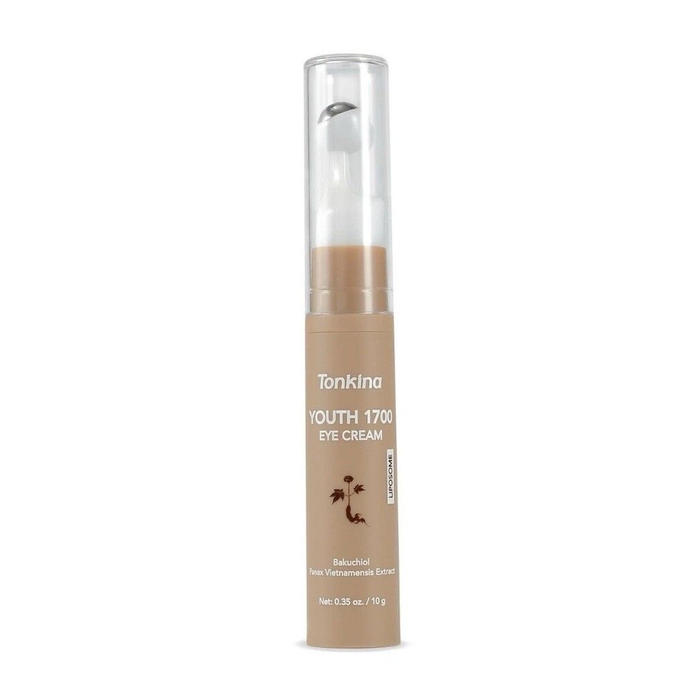 Tonkina Youth Eye Cream 1700 Dark Circles & Puff Bakuchiol Niacinamide 0.35 oz